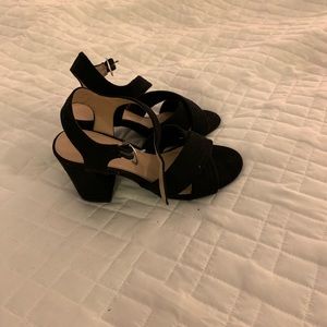 Great black velvet heels.